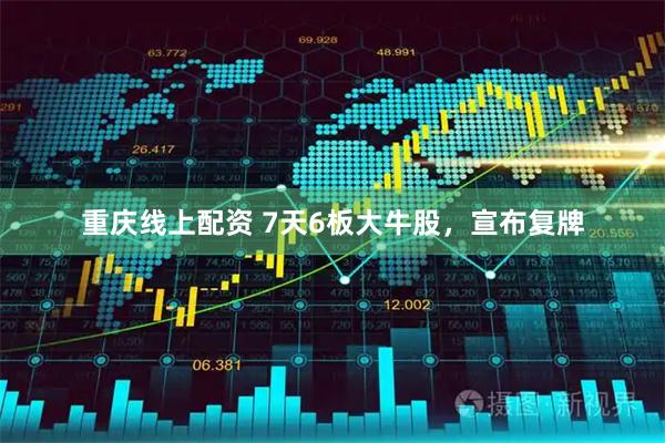 重庆线上配资 7天6板大牛股，宣布复牌